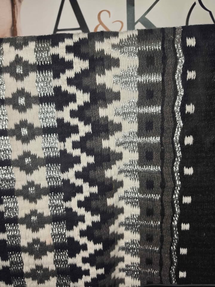 Black, Charcoal & Silver Western Show Set - Small