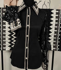 Black, Charcoal & Silver Western Show Set - Small
