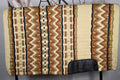 Cream, Rust, Navy Blue & Gold Oversized Saddle Pad - 34"x42"